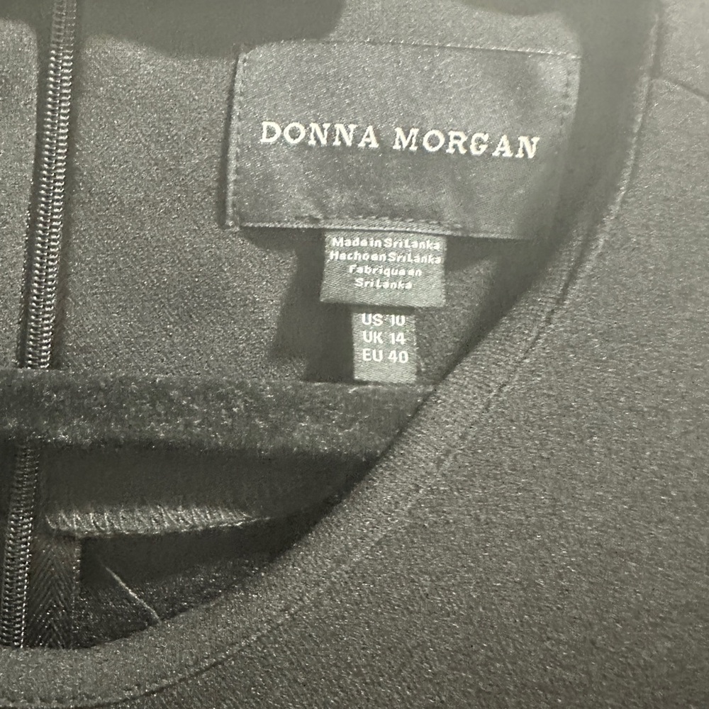 Donna Morgan Charcoal Dress